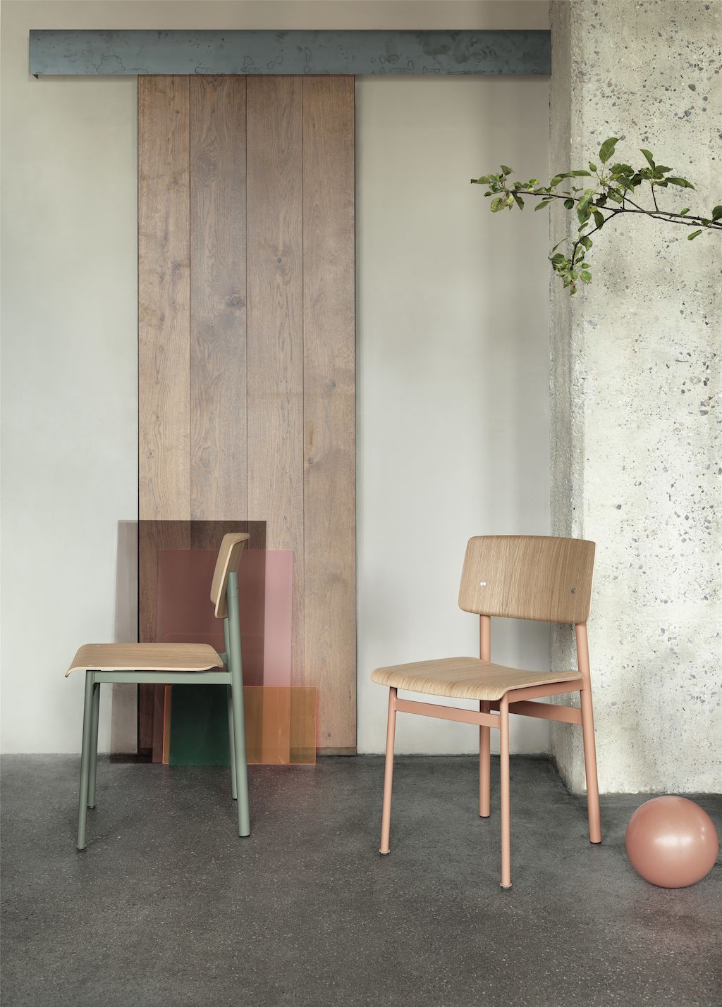 Muuto Loft Chair Dusty Green Rose Pr