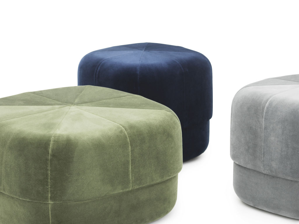 Norman Copenhagen Circus Pouf Velour 1