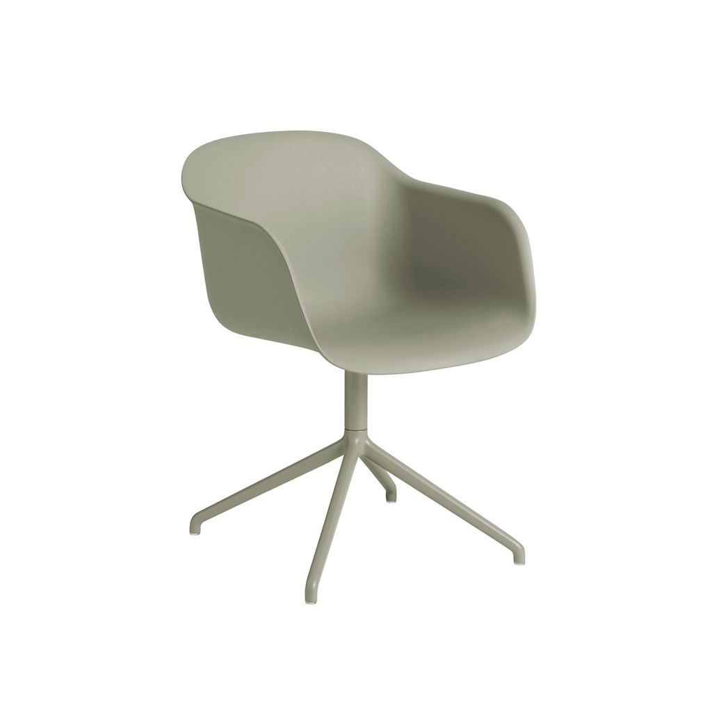 Muuto Fiber Chair Swivel Dusty Green